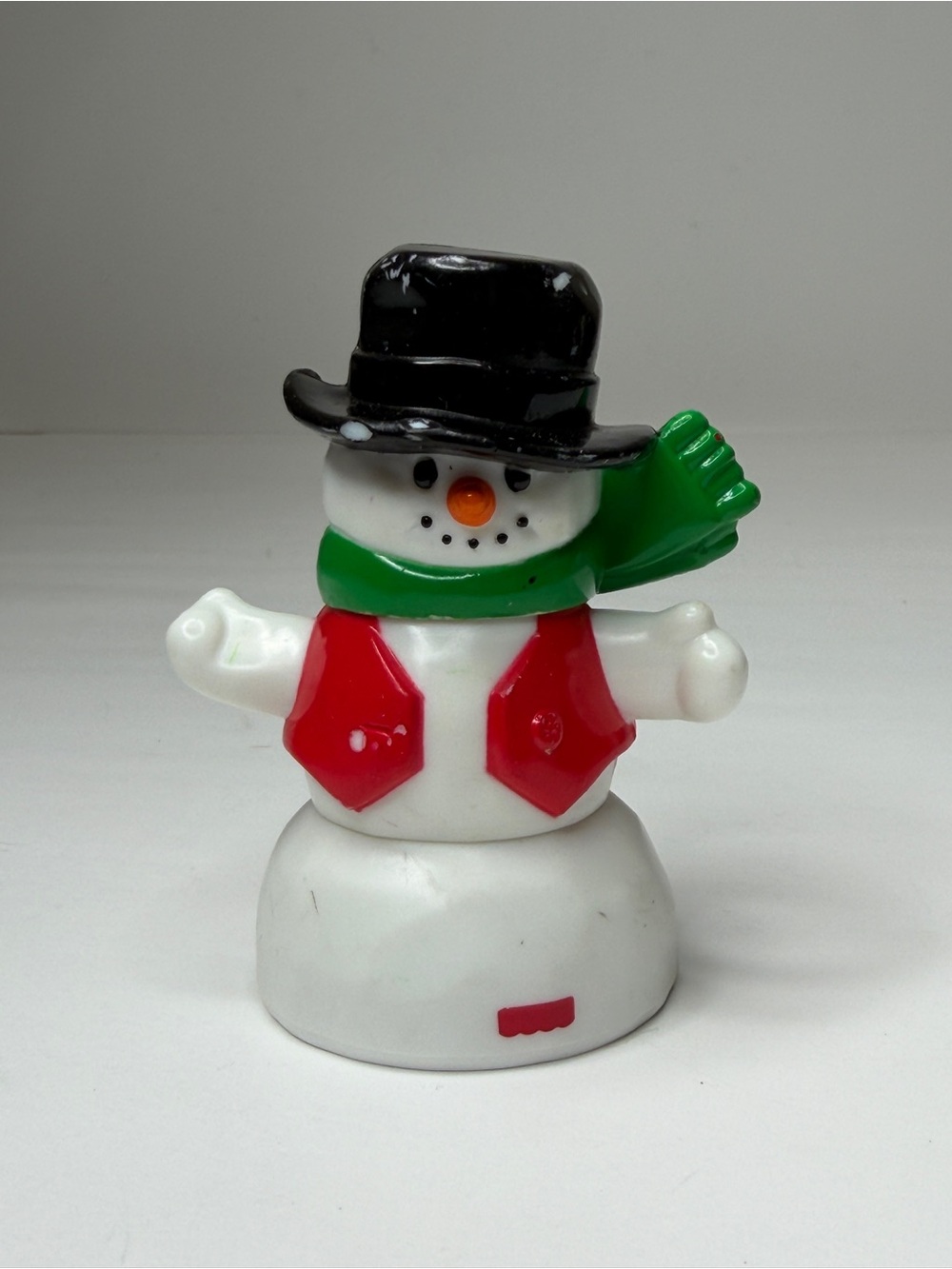 Fisher Price Little People 3 PART SNOWMAN WINTER CHRISTMAS Snow Man 1998
